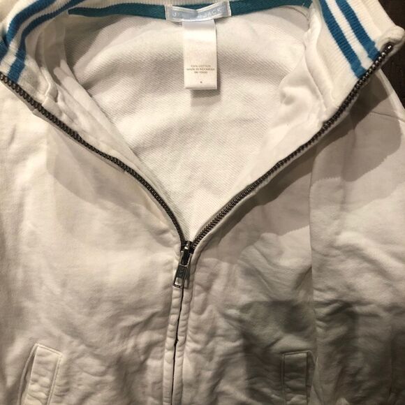 𝅺EUC Kids Size 5 Janie & Jack zippered Sweatshirt - Picture 6 of 8